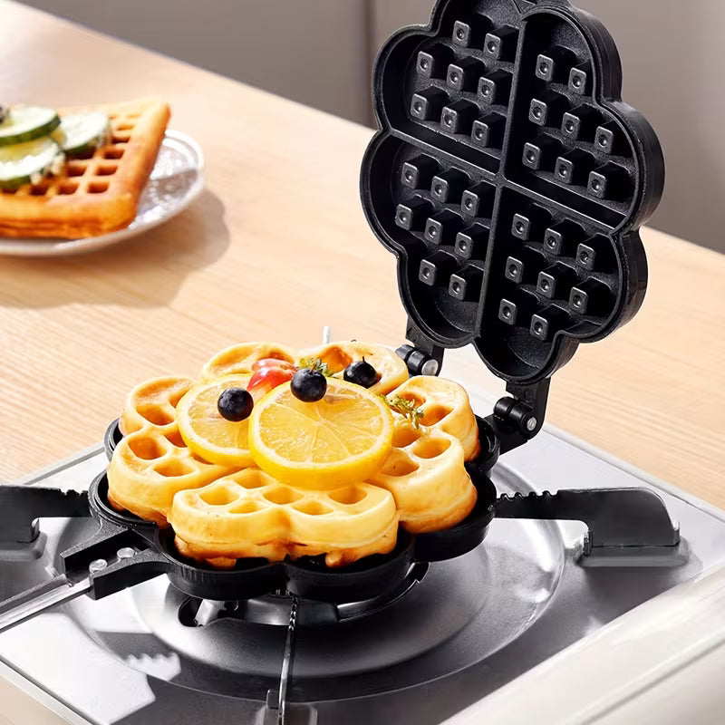 Poêle à gaufre forme cœur ❤️مِقلاة وافل على شكل قلب ❤️🧇