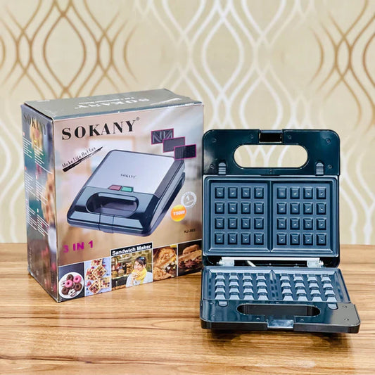 SOKANY 3 in 1 Sandwich maker 750watt 🥇