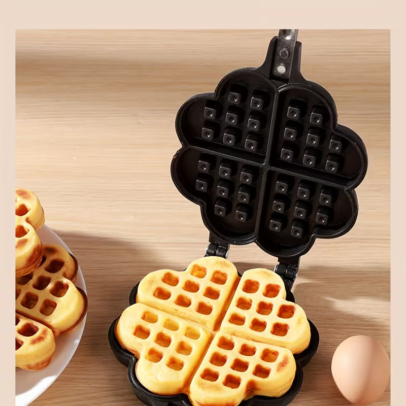 Poêle à gaufre forme cœur ❤️مِقلاة وافل على شكل قلب ❤️🧇